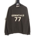 FEAR OF GOD FOG essential double thread flocking 77 printed round neck sweatshirt_CM_1