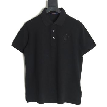 Louis Vuitton embroidered signature short-sleeved polo shirt TSK1