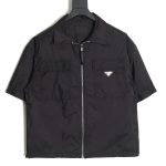 Prada Minimalist Double Pocket Short Sleeve Shirt TSK1