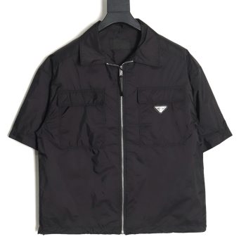 Prada Minimalist Double Pocket Short Sleeve Shirt TSK1