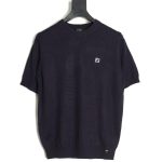 Fendi Hardware Double F Logo Short Sleeve T-Shirt TSK1