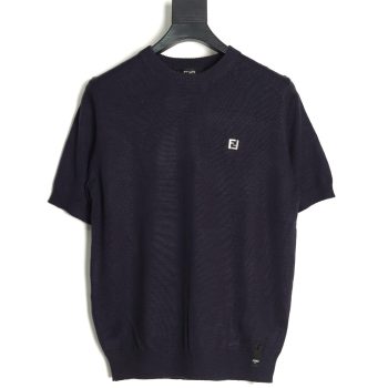 Fendi Hardware Double F Logo Short Sleeve T-Shirt TSK1