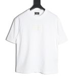 Balenciaga Double B towel embroidered short sleeves