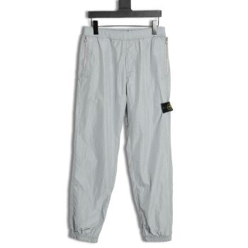 Stone Island Solid Metallic Nylon Stretch Pants
