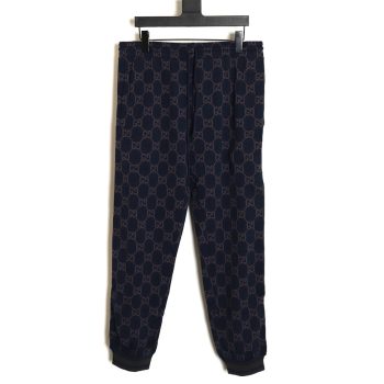 Gucci 24ss knitted cotton casual suit trousers