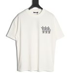 Louis Vuitton embroidered lettering short-sleeved T-shirt