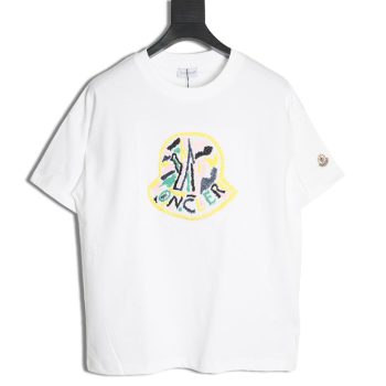 Moncler embroidered logo short sleeve