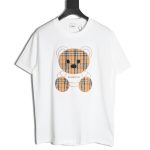 Burberry bear embroidered chest T-shirt
