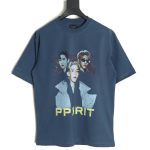Balenciaga PP krit art short-sleeved T-shirt