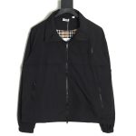 Burberry checked jacket with chest logo lining