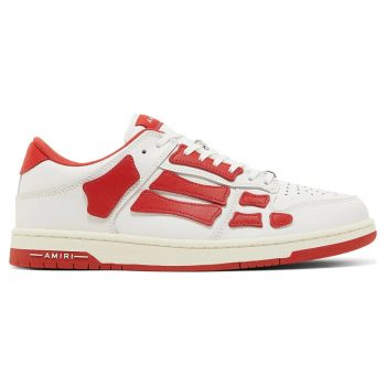 Amiri Skel Top Low 'White Red'