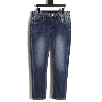 DIOR Pocket all over print LOGO jeans
