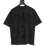 Givenchy printed flocked short-sleeved T-shirt