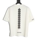 Chrome Hearts Sanskrit cross heavy foam print T-shirt