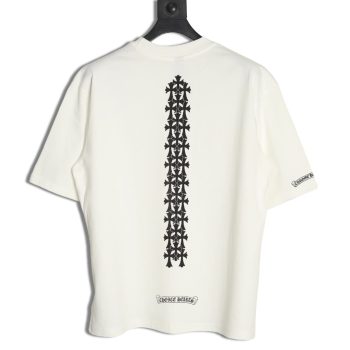 Chrome Hearts Sanskrit cross heavy foam print T-shirt