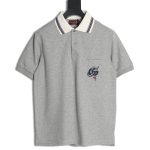 Gucci Chest Pocket Embroidered Polo Shirt
