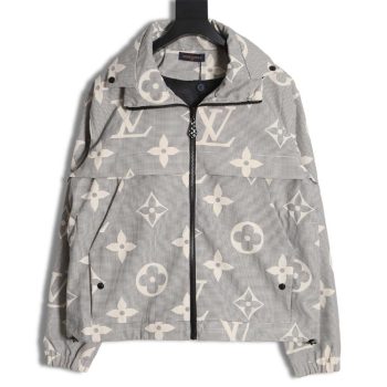 LouisVuitton Louis Vuitton vintage printed windbreaker zipper coat