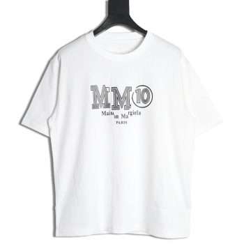 Maison Margiela MM10 printed crew neck short-sleeved T-shirt