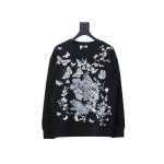 Dior floral butterfly crewneck sweatshirt TSK1