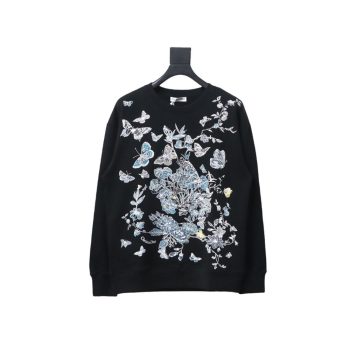 Dior floral butterfly crewneck sweatshirt TSK1