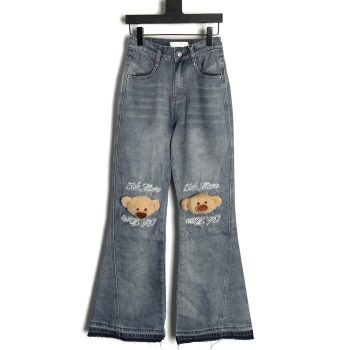 13De Marzo Mid-Range Bear Wide-Leg Jeans