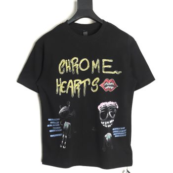 Chrome Hearts graffiti cartoon short-sleeved T-shirt TSK1
