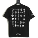 Chrome Hearts Multi-element Pocket Sanskrit Letters Short Sleeve T-shirt TSK1