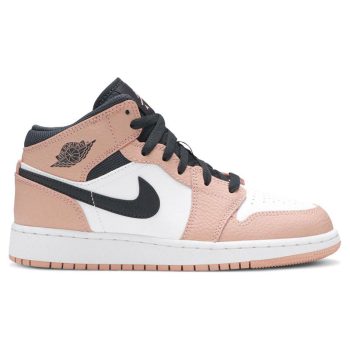 AIR JORDAN 1 MID GS 'PINK QUARTZ'