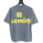 Balenciaga Tape Print Short Sleeve T-Shirt TSK4