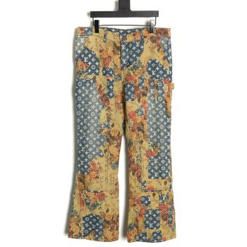 Louis Vuitton vintage rose denim trousers
