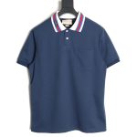 Gucci GUC 24 new collar GG embroidered short-sleeved polo shirt TSK2