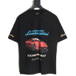 Balenciaga & Lamborghini printed short-sleeved T-shirt TSK2