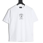 Balenciaga & Lamborghini Joint Printed Short Sleeve T-Shirt