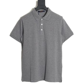 Louis Vuitton letter embroidery logo short-sleeved polo shirt TSK1