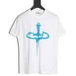 Vivienne Westwood 24SS inkjet Saturn logo short-sleeved T-shirt