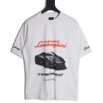 Balenciaga & Lamborghini printed short-sleeved T-shirt TSK1