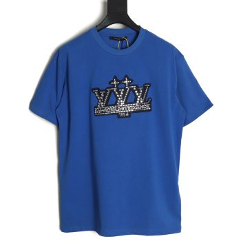 Louis Vuitton 1854 Diamond Letters Cotton Short Sleeves