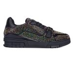 Louis Vuitton Trainer Black Crystals 1A815L