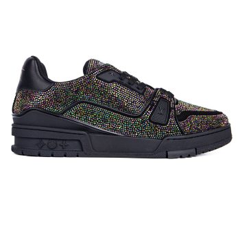 Louis Vuitton Trainer Black Crystals 1A815L