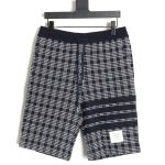 Thom Browne houndstooth jacquard striped shorts TSK1