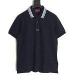 Gucci simple lettering short-sleeved POLO shirt TSK1
