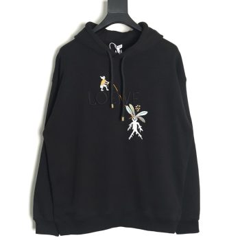 LOEWE x Suna Fujita embroidered hooded sweatshirt