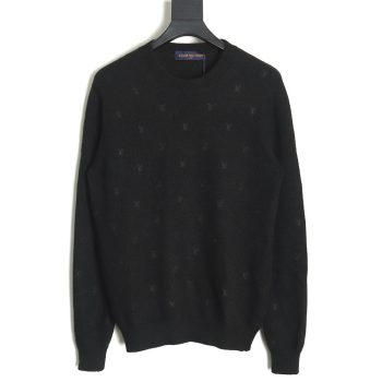 Louis Vuitton all over embroidered sweater