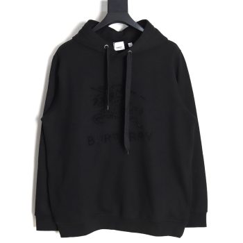 Burberry Towel Embroidered War Horse Hooded Sweatshirt TSK2
