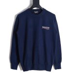 Balenciaga 23Fw embroidered cola knit sweater