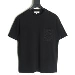 Loewe Pocket Logo Embroidered Short Sleeve T-Shirt TSK3