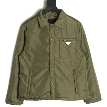 Prada Recycled Nylon Lightweight Puffer Jacket