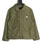Prada Recycled Nylon Lightweight Puffer Jacket