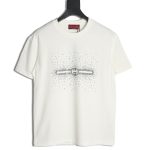 Gucci hot rhinestone letter logo short sleeves