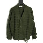 Maison Margiela Destroyed Knit Cardigan